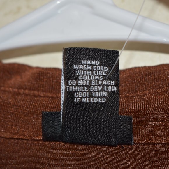 Rue 21 Brown Gathered Short sleeve Shirt Ruched Dress size - Picture 12 of 16